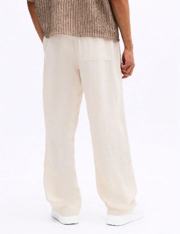 Pantaloni SUMWON, ecru
