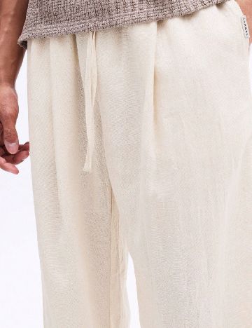 Pantaloni SUMWON, ecru
