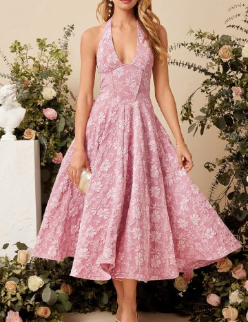 Rochie lunga SHEIN, roz
