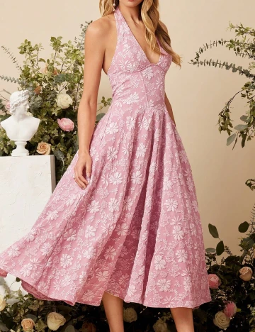 Rochie lunga SHEIN, roz
