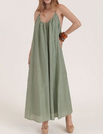 Rochie lunga SHEIN, verde