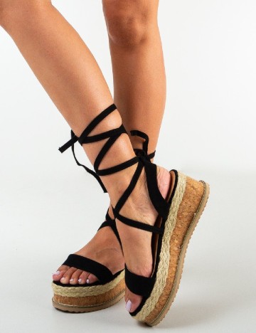 Sandale Retro, negru