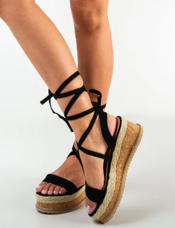 Sandale Retro, negru