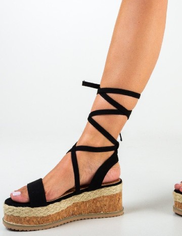 Sandale Retro, negru