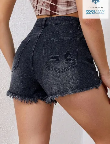 Pantaloni scurti SHEIN, gri inchis