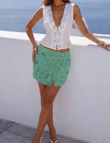 Fusta SHEIN, verde
