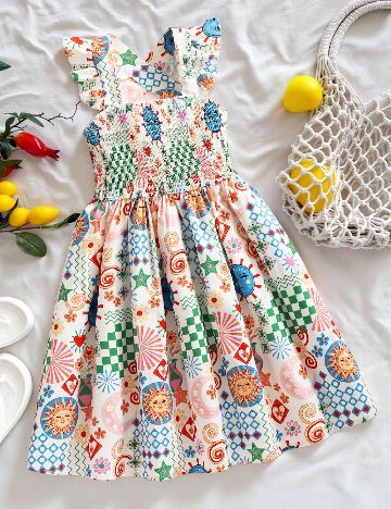 Rochie Shein Kids, mix culori