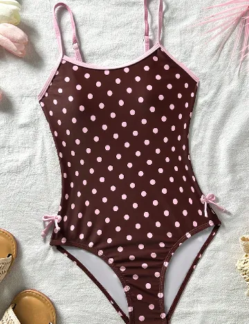 Costum de baie Shein Kids, maro