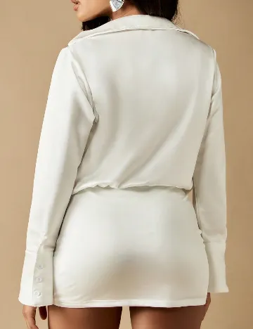 Rochie scurta Missguided, ecru