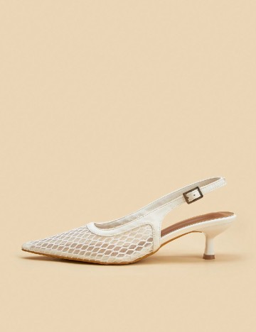 Pantofi SHEIN, alb