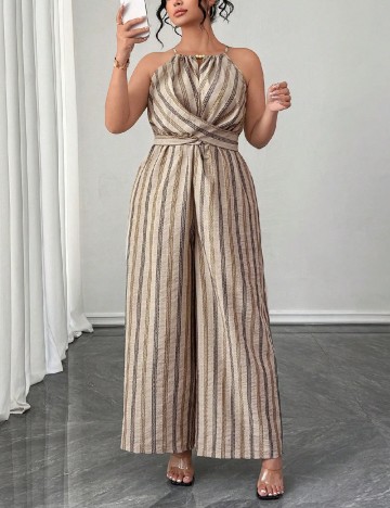 Salopeta SHEIN CURVE, maro