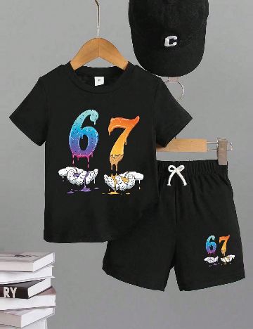 Compleu Shein Kids, negru