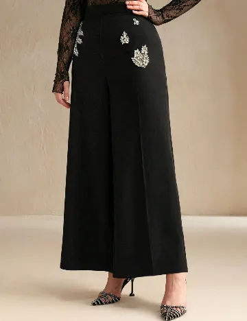 Pantaloni Anewsta Curve, negru