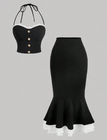 Compleu SHEIN, negru
