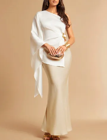 Bluza Silquee, alb