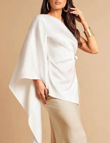 Bluza Silquee, alb