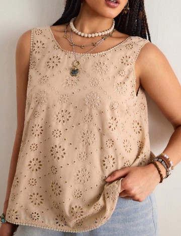 Bluza SHEIN CURVE, crem