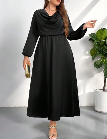 Rochie medie SHEIN CURVE, negru