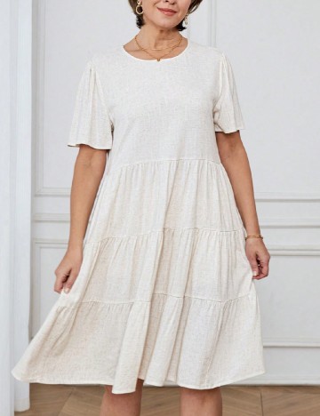 Rochie scurta SHEIN, bej