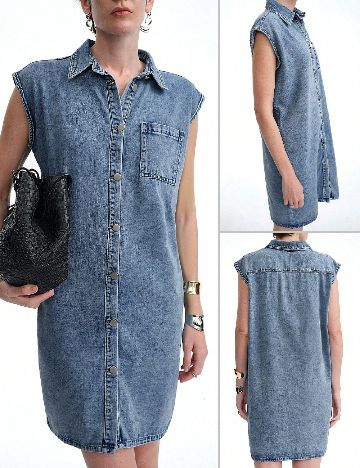 Rochie scurta SHEIN, albastru
