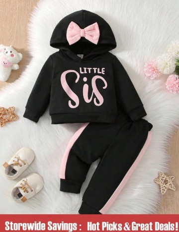 Trening Shein Kids, negru