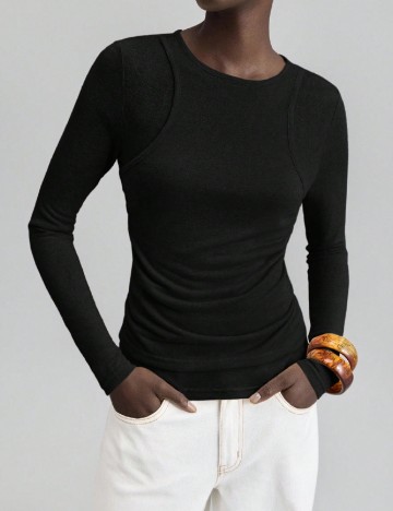 Bluza Ontre, negru