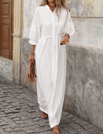 Rochie lunga SHEIN, alb