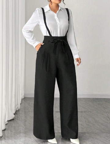 Pantaloni SHEIN CURVE, negru