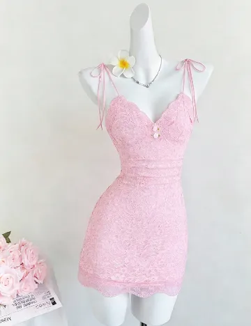 Rochie scurta SHEIN, roz