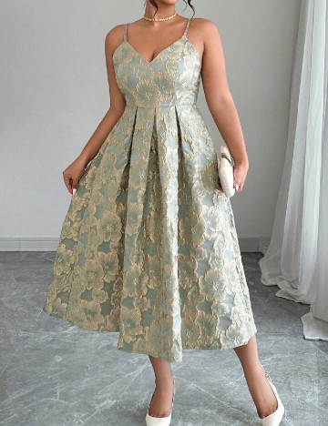 Rochie medie SHEIN, verde