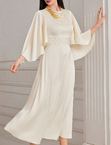 Rochie medie SHEIN, crem