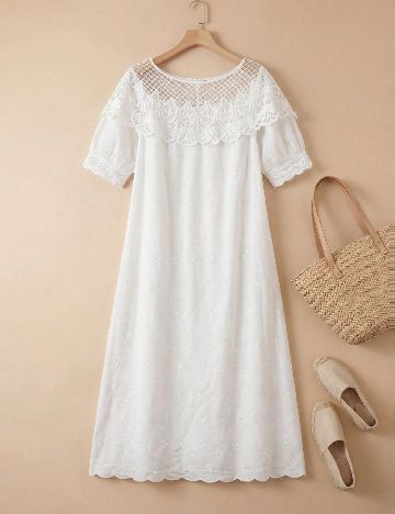 Rochie scurta SHEIN, alb
