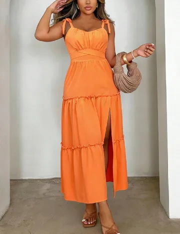 Rochie lunga SHEIN, portocaliu