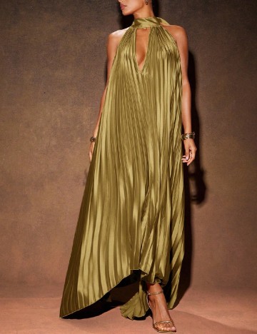 Rochie lunga Hauture, kaki