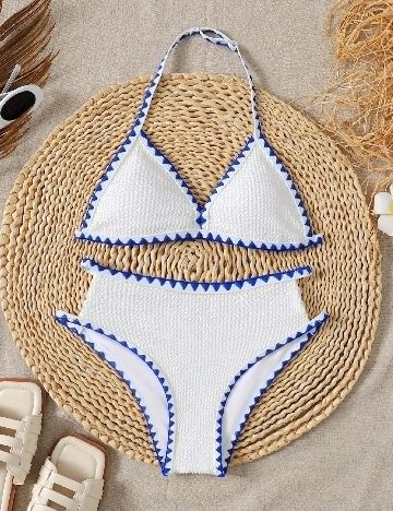 Costum de baie Shein Kids, alb