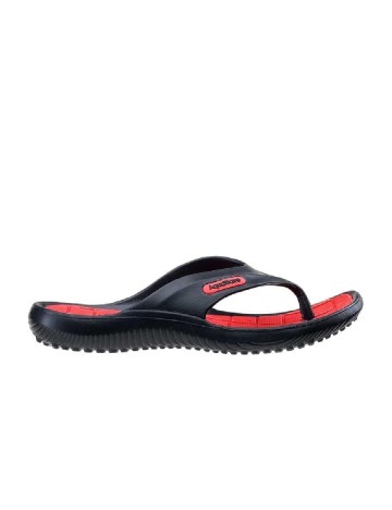 Slapi AquaWave, negru/rosu