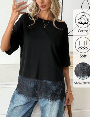 Bluza SHEIN, negru