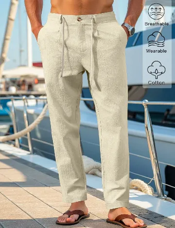 Pantaloni SHEIN, crem