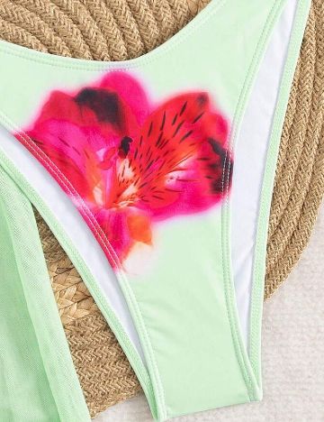 Costum de baie SHEIN, verde