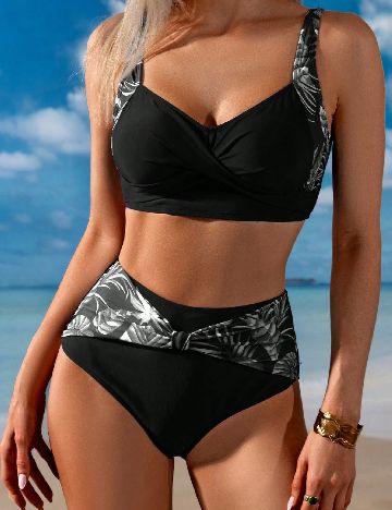 Costum de baie SHEIN, negru