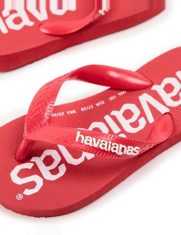 Slapi havaianas, rosu