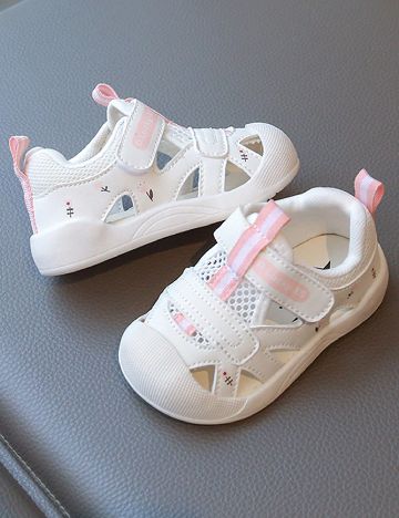 Sandale Shein Kids, alb