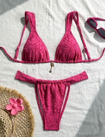 Costum de baie SHEIN, roz
