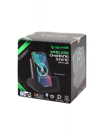 Suport de încărcare wireless Battletron, negru