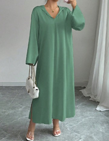 Rochie lunga SHEIN, verde