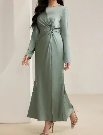 Rochie lunga SHEIN, verde