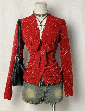 Bluza SHEIN, rosu