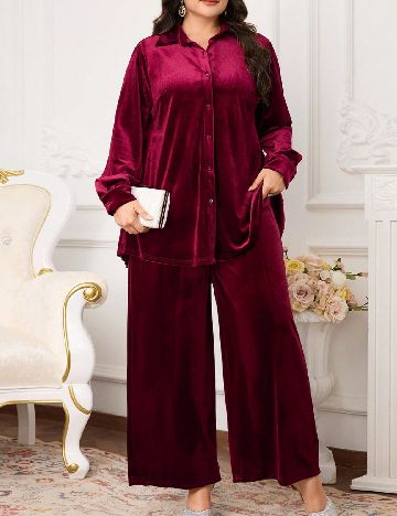 Compleu SHEIN CURVE, rosu