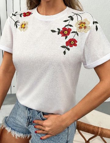 Tricou SHEIN, alb