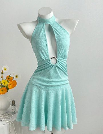 Rochie scurta SHEIN, turcoaz